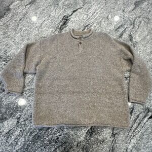 Structure le Collezioni Men's XL Wool Blend Gray‎ Sweater #908